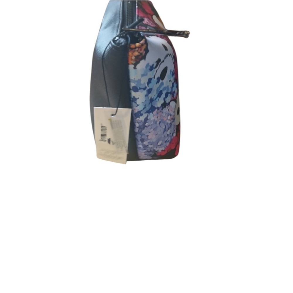 NWT Marc Tetro Floral Dog Cosmetic Case Makeup Bag - Picture 9 of 9